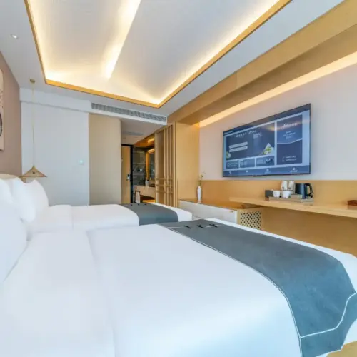 灵霜居风景双床房（古城景观+智能控制+零压床垫）