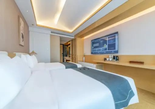 灵霜居风景双床房（古城景观+智能控制+零压床垫）