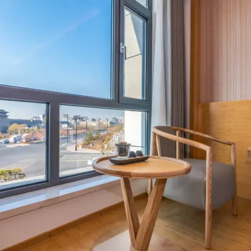 灵霜居风景双床房（古城景观+智能控制+零压床垫）