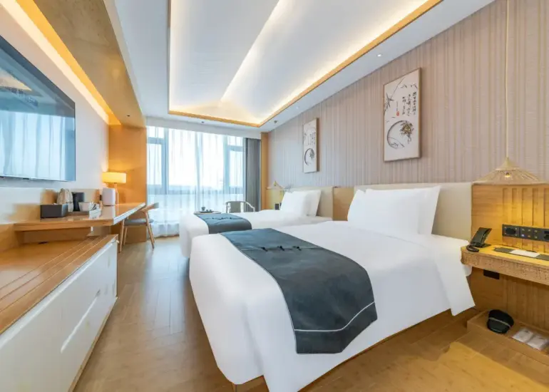 灵霜居风景双床房（古城景观+智能控制+零压床垫）