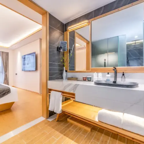 清莲居风景家庭房（古城景观+智能控制+零压床垫+加湿器）