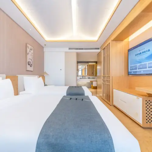 优皇居双人房（智能房间控制+零压床垫+加湿器+隔音房）