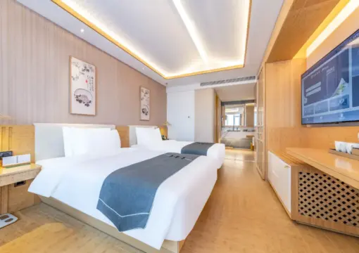 优皇居双人房（智能房间控制+零压床垫+加湿器+隔音房）