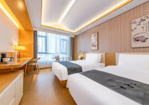 优皇居双人房（智能房间控制+零压床垫+加湿器+隔音房）